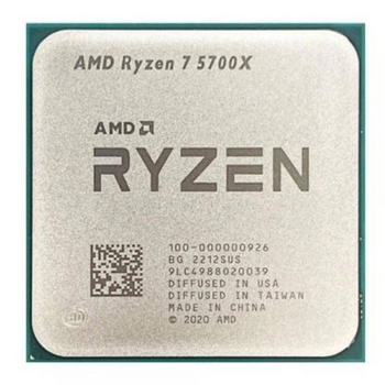 CPU AMD Ryzen 7 5700X 8C/16T, 3.4/36MB/AM4, Tray