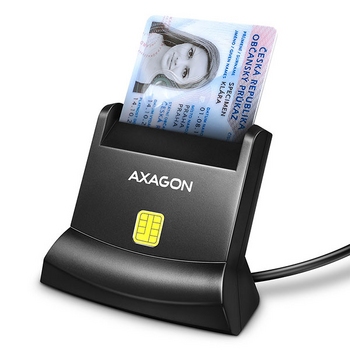 Cardreader USB2-A, Smart ID, Stand,AXAGON CRE-SM4N Cardreader USB2-A, Smart ID, Stand,AXAGON CRE-SM4N
