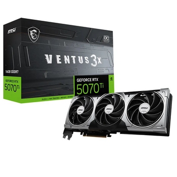 VGA MSI RTX5070TI 16G VENTUS 3X OC VGA MSI RTX5070TI 16G VENTUS 3X OC