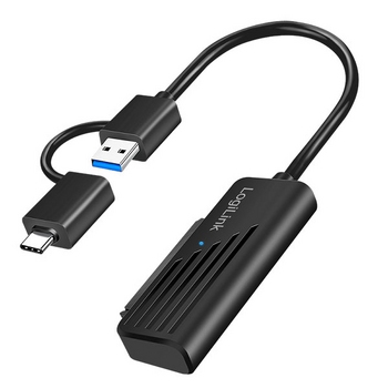 USB3.2 C/A to SATA 3 adapter, 6Gbs,Logilink AU0062 USB3.2 C/A to SATA 3 adapter, 6Gbs,Logilink AU0062
