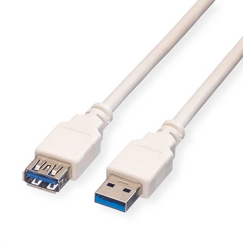 Cable USB3.0 A-A M/F, 0.8m, beige, Stantard S3011