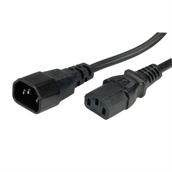 Power cable C14 to C13 extension, 0.5m, 19.08.1505 Power cable C14 to C13 extension, 0.5m, 19.08.1505