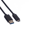 Cable USB3.1 A-C, M/M, 0.5m, Roline 11.02.9010 Cable USB3.1 A-C, M/M, 0.5m, Roline 11.02.9010