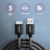 Cable USB3 A-Micro B, M/M, 1m, AXAGON BUMM3-AM10AB Cable USB3 A-Micro B, M/M, 1m, AXAGON BUMM3-AM10AB