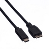 Cable USB3-C-Micro B, M/M, 1m, Roline 11.02.9006