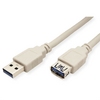 Cable USB3.0 A-A M/F, 0.8m, beige, Stantard S3011