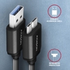 Cable USB3 A-Micro B, M/M, 1m, AXAGON BUMM3-AM10AB Cable USB3 A-Micro B, M/M, 1m, AXAGON BUMM3-AM10AB
