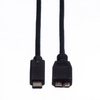 Cable USB3-C-Micro B, M/M, 1m, Roline 11.02.9006
